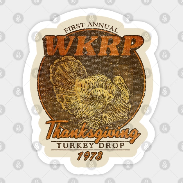 Thanksgiving Turkey Drop - Top Selling Sticker by agus iteng